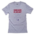 thumbnail image 1 of Sarcasm PHD Men's Grey T-Shirt, 1 of 2
