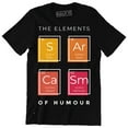 thumbnail image 1 of Sarcasm Periodic Table Funny The Elements Of Humor Men's T-Shirt, 1 of 4