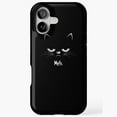 thumbnail image 1 of Sarcastic Angry Cat MEH Costume Compatible Phone Case for iPhone 11–17 Pro Max, 1 of 2