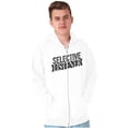 thumbnail image 1 of Sarcastic Attitude Selective Listener Unisex Fleece Graphic Zip Up Hoodie Brisco Brands 3X, 1 of 5