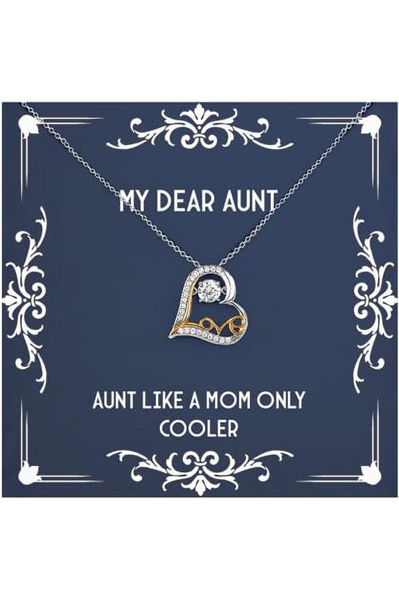 Sarcastic Aunt Gifts, Aunt Like A Mom Only Cooler, Aunt Love Dancing Necklace From Niece, Jewelry For, Gift ideas for aunts, Best gifts for aunts, Unique gifts for aunts, Thoughtful gifts for aunts