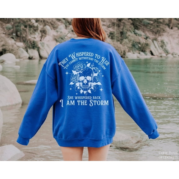 Sarcastic Chronic Illness Sweatshirt I Am The Storm Sweater Autoimmune Gift Lupus Type 1 F