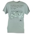 thumbnail image 1 of Sarcastic Ecard Regret Last Night Graphic Tshirt Humorous Tee Large, 1 of 1