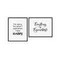 thumbnail image 1 of Sarcastic Fun 11 x 14" Wall Decor UNFRAMED Print (2 Pack), 1 of 3