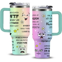 Sarcastic Gifts for Women Men, Sarcastic Insulated Tumbler 40oz, Funny Gifts for Humor Cup, Birthday Gifts for Women Coworker Boss Friends Work Bestie Office Coffee Mug