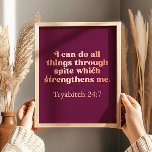 Sarcastic Gold Foil Poster, 24x36 UNFRAMED