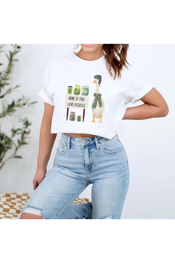 Sarcastic Goose Tee Pickle Shirt Goose Shirt Dill Goose Lover Shirt Pickles Shirt Goosebumps Pickle Crewneck Funny Goose Shirt Pickle Gifts