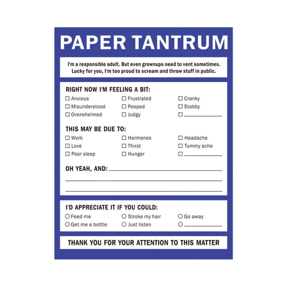 Sarcastic Humor Sticky Notes Pads, 50-Page Novelty Post It Notes for Work, Fun Office Supplies & Hilarious Gifts for Coworkers
