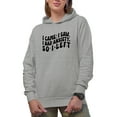 thumbnail image 1 of Sarcastic I Came, I Saw, I Had Anxiety, So I Left Quote, Groovy Retro Wavy Text Merch Gift, Heather Grey Hooded Sweatshirt or Hoodie, 3XL, 1 of 5