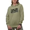 thumbnail image 1 of Sarcastic I Came, I Saw, I Had Anxiety, So I Left Quote, Groovy Retro Wavy Text Merch Gift, Sand Hooded Sweatshirt or Hoodie, Large, 1 of 5