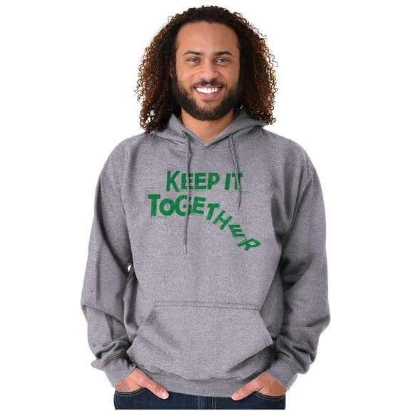 Sarcastic Keep It Together Joke Unisex Plus Fleece Graphic Hoodie Brisco Brands 4X