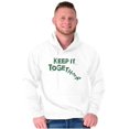 thumbnail image 1 of Sarcastic Keep It Together Joke Unisex Plus Fleece Graphic Hoodie Brisco Brands 4X, 1 of 5