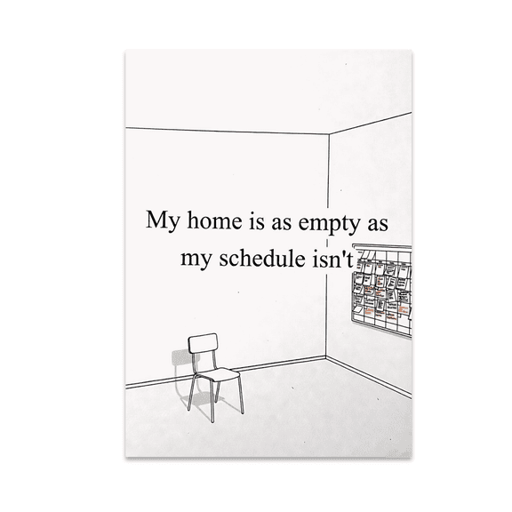 Sarcastic Living Room Wall Art - Home Decor Enthusiast - 13x19 Poster Print