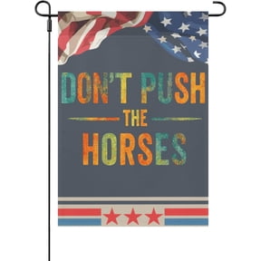 Sarcastic Meme Garden Flag, Double Sided Small House Yard Flag, 12 x 18 Inch, Indoor Outdoor Decorative Banner