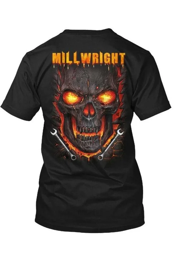 Sarcastic Millwright Mill Wright T-shirt Made In The USA Size S To 5XL Crew Neck