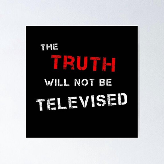 Sarcastic News Integrity Slogan Typography Red Graphic Text Wall Art Office Decor, Unframed Poster