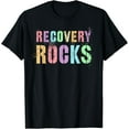 thumbnail image 1 of Sarcastic RECOVERY ROCKS Sober Women AA Rock Star T-Shirt mens t shirt，black，women，funny，misfits，men，journey, 1 of 4