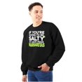 thumbnail image 1 of Sarcastic Salty Margarita Joke Unisex Plus Fleece Graphic Sweatshirt Brisco Brands 3X, 1 of 5