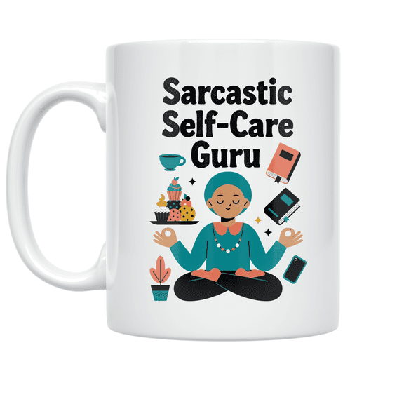 Sarcastic Self-Care Guru - Self-Care Enthusiast - 11 oz Ceramic Coffee Mug