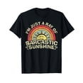 thumbnail image 1 of Sarcastic Sunshine Retro Design T-Shirt for Humor Lovers, 1 of 5