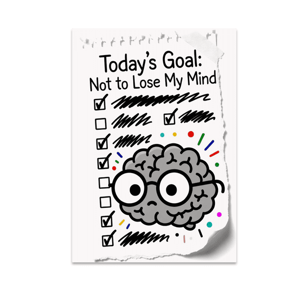 Sarcastic To-Do List Wall Art - Office Decor - 13x19 Poster Print