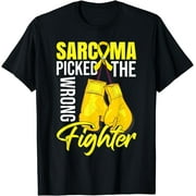 Sarcoma Picked The Wrong Fighter | Yellow Ribbon Sarcoma T-Shirt