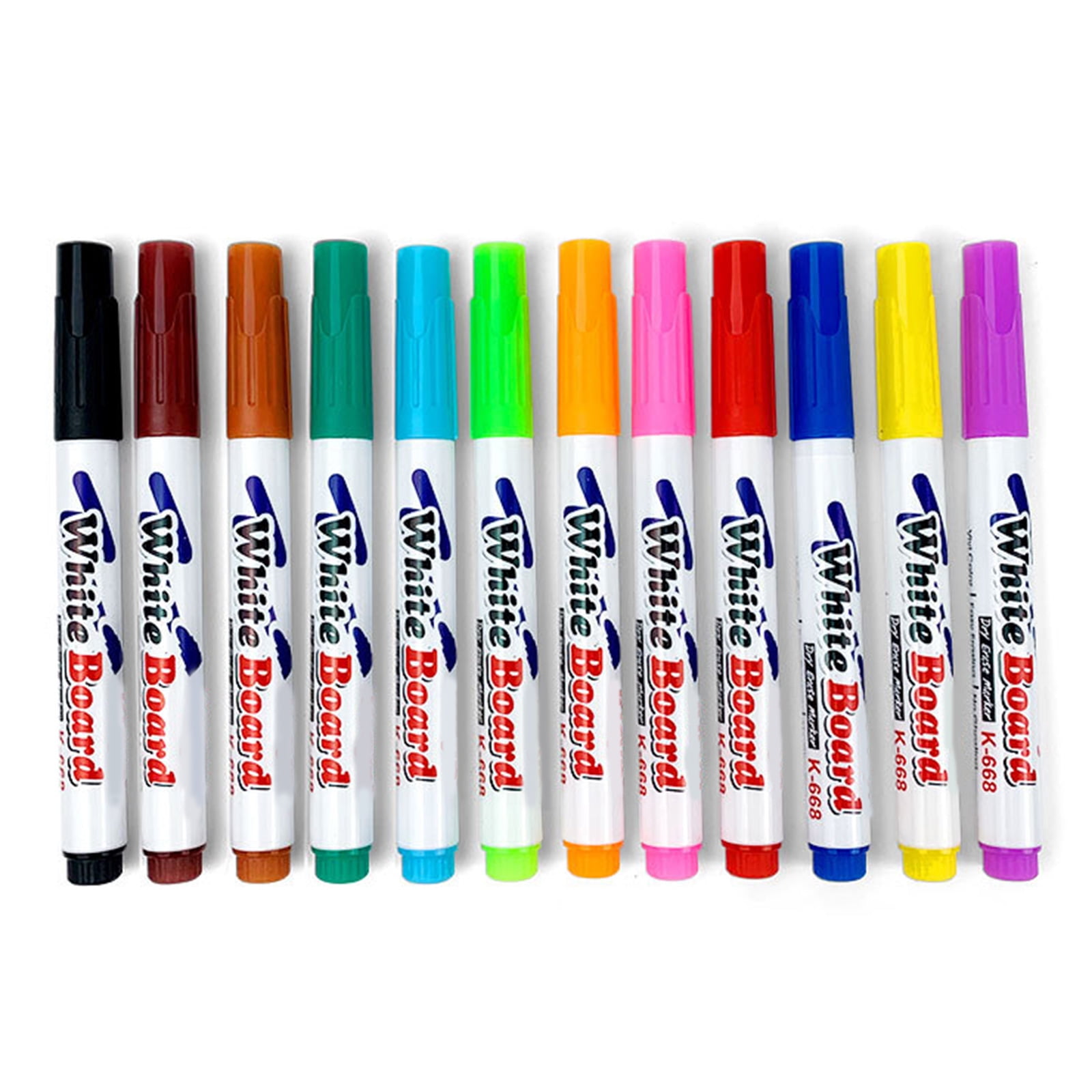 Sardfxul 12PCS Liquid Chalk Pens Colored Marker Erasable for