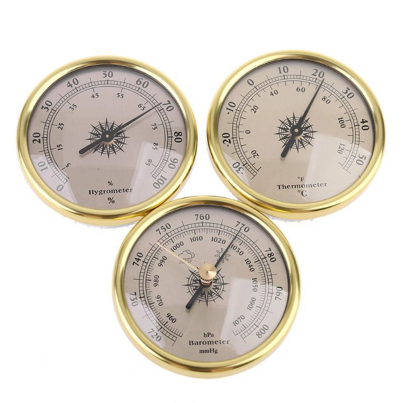 Sardfxul 3 in 1 Thermometer Hygrometer Barometer for Ships/Factories/Laboratories/Home