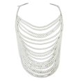 thumbnail image 1 of Sardfxul Multilayer Pearl Beaded Body Chain Bralette Chest Harness Necklace Body Jewelry, 1 of 10