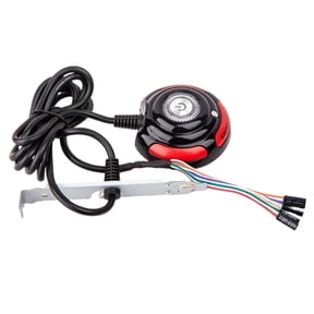 Sardfxul PC Power Cable On/Off Push Button ATX Computer Switch 160cm Wire Restart Switch