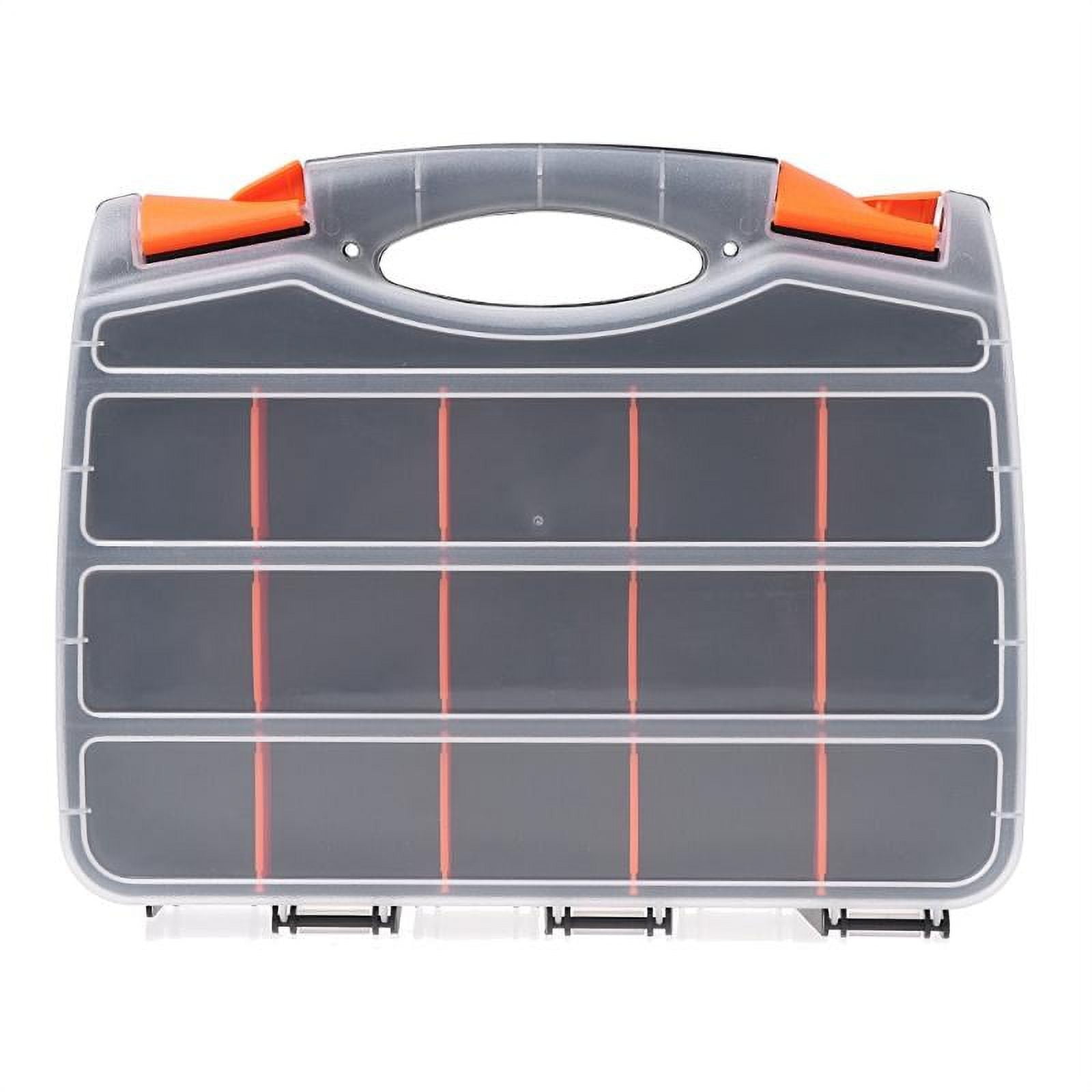 Stackable Plastic Small Parts Container Box Shelf Screw Storage Bin  Organizer for Storing Parts, Small Tools, Fishing Tackle, Toys, Craft  Supplies - 1Pc Storage Box with 4 Pillars 