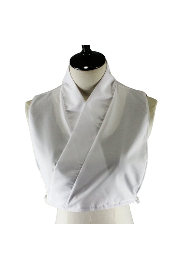 Womens Vintage Chinese Style Hanfu Half Shirt Crop Top Wrap V-Neck Fake Collar