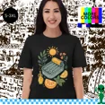 thumbnail image 1 of Sardine Girl Summer T-Shirt Funny Mediterranean Foodie Graphic Tee Unisex S-3XL, 1 of 2