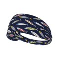 thumbnail image 1 of Sardine Headbands for Women Men, Workout Elastic Sweat Band for Yoga Running Cycling Gym Exercise Non Slip Head Bands for Women's Hair, 1 of 5