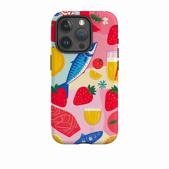 Sardine Life Funny Fish Foodie Phone Case for iPhone 16 15 14 13 12 11 Pro Max