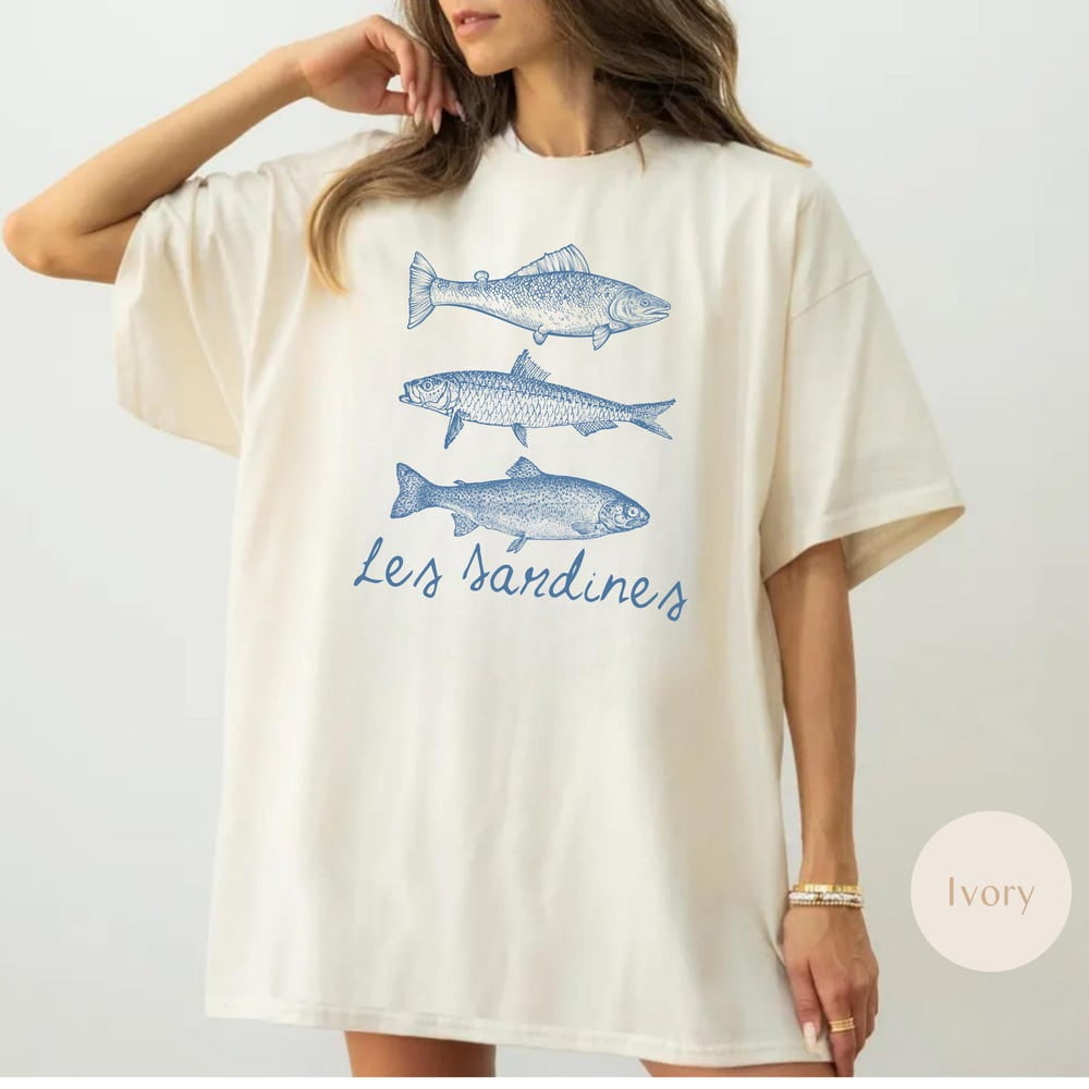 La Sardine – Playful French Coastal Striped Shirt main image 1