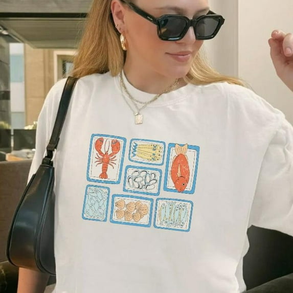 Sardines Shirt, Tinned Fish, Fisherman , Sardine Shirt, La Dolce Vita, Seafood Lover, Mermaidcore, Coastal , Fish Market Unisex S-5XL Hot Trending Shirt, Vintage Birthday Gift