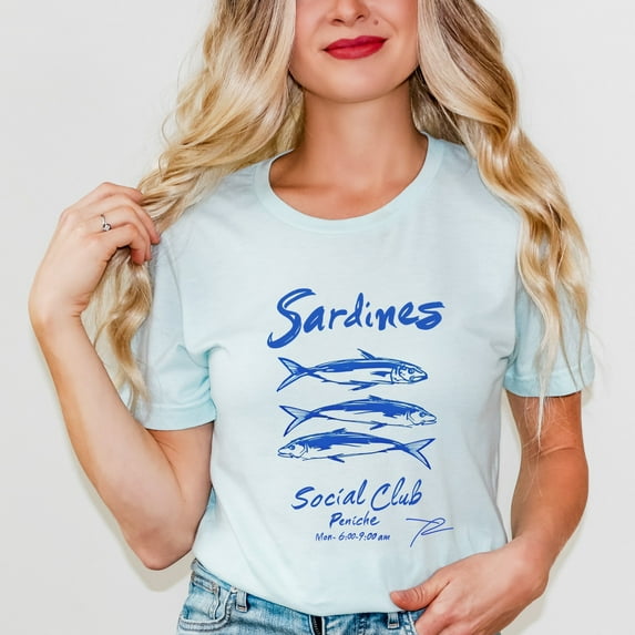 Sardines Social Club - Short Sleeve Tee