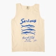 thumbnail image 1 of Sardines Social Club - Women's Garment Dyed Graphic Tank Top, 1 of 9