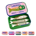 thumbnail image 1 of Sardines Travel Jewelry Case Mini Jewelry Storage Box Portable Sardine Can Jewelry Box for Rings Earrings(Green), 1 of 5