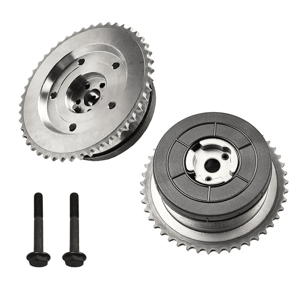 Saree 2X Camshaft Phaser VVT Gear Set for 2009-2017 Buick Regal Chevy Equinox GMC Terrain 2.4L Engine Variable Valve Timing Phaser Replacement Kit