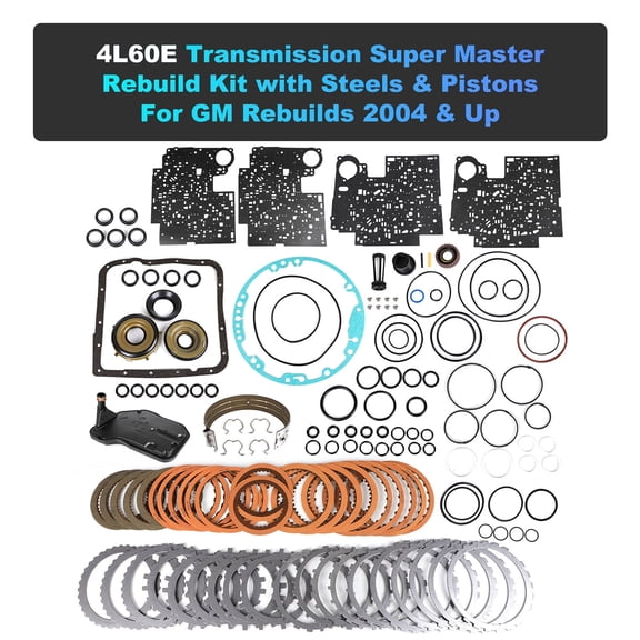 Saree 4L60E Transmission Master Rebuild Kit w/ Steels & Pistons for Chevy GM 2004-On