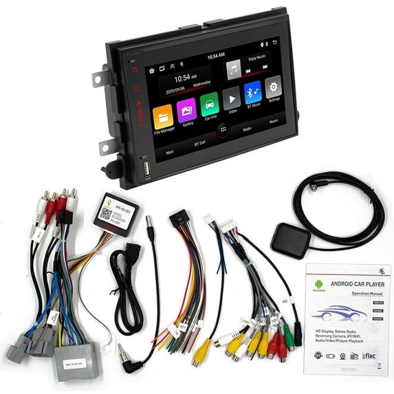 Saree 7 Inch HD Touchscreen 2G+64G Android 15 Car Stereo with Apple CarPlay Android Auto for Ford F150 2007-2014 DSP Audio GPS Navigation Backup Camera