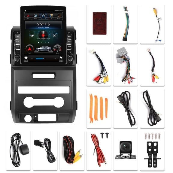 Saree 9.7" Android 12 Car Radio for Ford F-150 (09-14) - Wireless CarPlay/Android Auto, GPS, 2+64G, DSP, HD Touchscreen