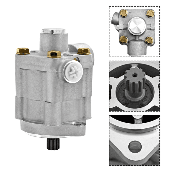 Saree Heavy Duty Left Power Steering Pump for Detroit Diesel Series 60 & CAT 3406 Engines, Replaces LUK 542017610