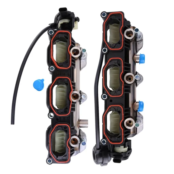 Saree Left & Right Intake Manifolds for Audi Q7 3.0L V6 2011-15, A7 A6 S4 S5 Q5, Direct OE Replacement 06E133109 06E133110