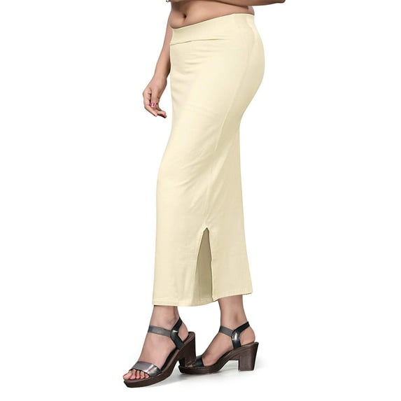 Saree Shapewear Petticoat For Women, Viscose Lycra Shape Wear Dress For Saree Waist Trimmer Thigh Slimmer