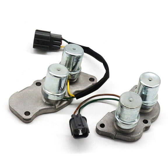 Saree Shift Control and Lock Up Solenoids Set for 1990-1997 Honda Accord Prelude 2.2L Engine Complete Transmission Solenoid Kit for Improved Shift Performance