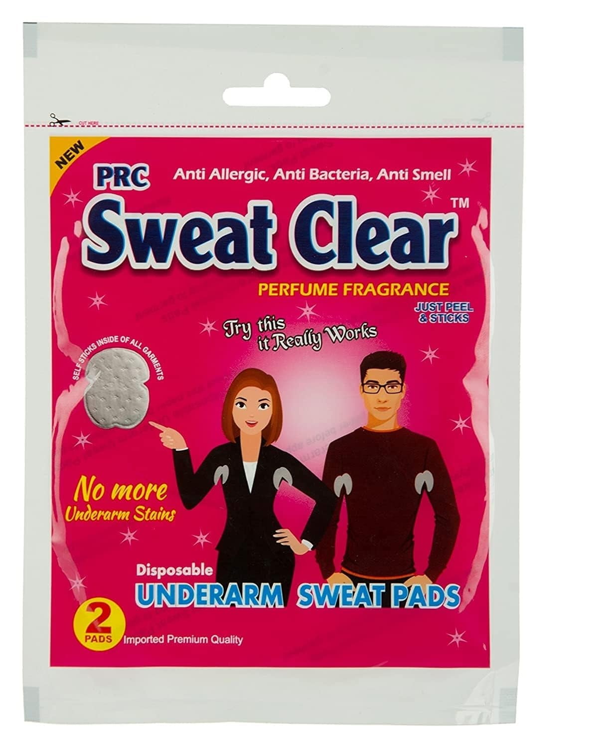 Saree Sweat Pads For Underarms Disposable Highly Absorbent Sweat Pads