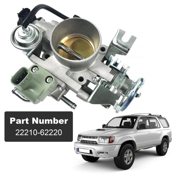 Saree Throttle Body Assembly 22210-62220 for 1995-2004 Toyota 4Runner T100 Tacoma 3.4L V6 Engine Complete Throttle Body Unit with All Necessary Components